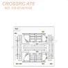 CROSSRC AT6 6X6 Climbing Vehicle Part Car Body Luggage Rack Accessories CS-97401030-1