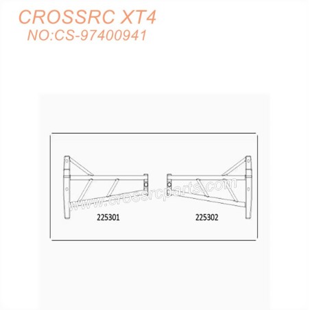 85-CROSSRC XT4 Accessories Door guardrail kit 225301 225302 CS-97400941