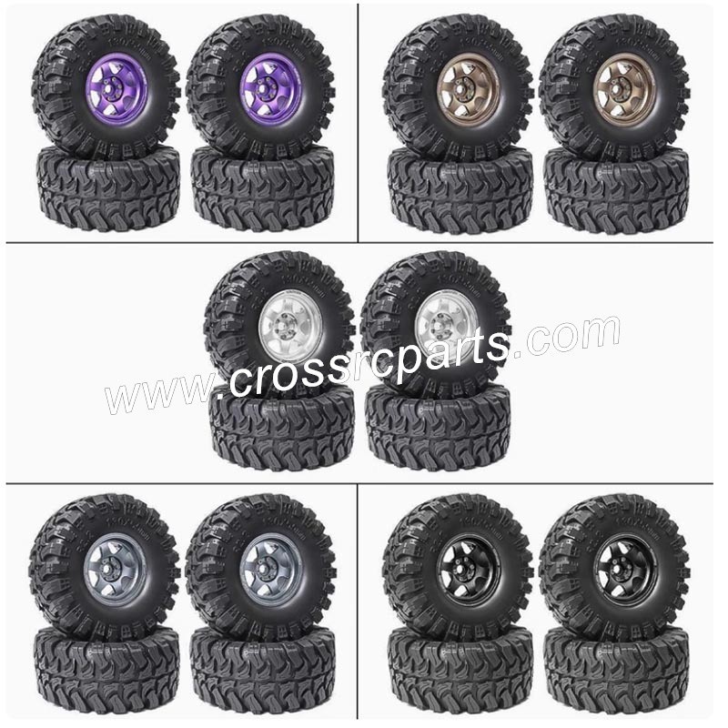 CROSSRC EMOX3 Big Tiger Parts 2.2-inch ET37 wheel boot tire-1 CROSSRC EMOX3 Big Tiger Parts 2.2-inch ET37 wheel boot tire-1
