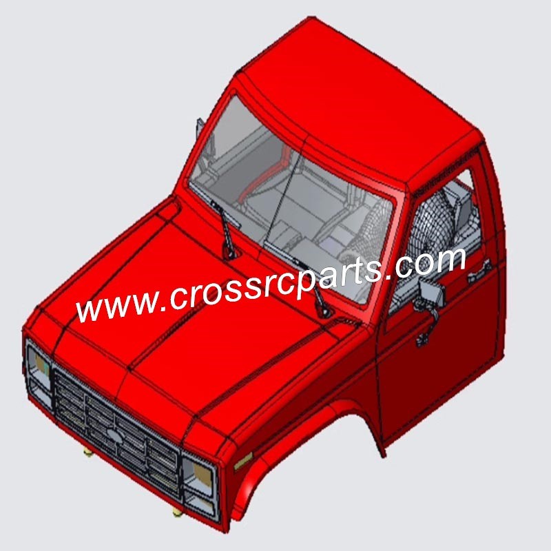 18-CROSSRC EMOX3 Big Tiger Parts Car Shell Kit red CS-97401213 18-CROSSRC EMOX3 Big Tiger Parts Car Shell Kit red CS-97401213