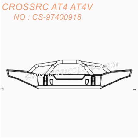 49-CROSSRC AT4AT4V accessories front bumper assembly CS-97400918