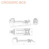 68-CROSSRC BC8 accessories, flatbed trailer semi-trailer, subframe-5