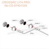 Crossrc UT4 Pro 1/7 RC Car Parts Round Light Assembly CS-97401329