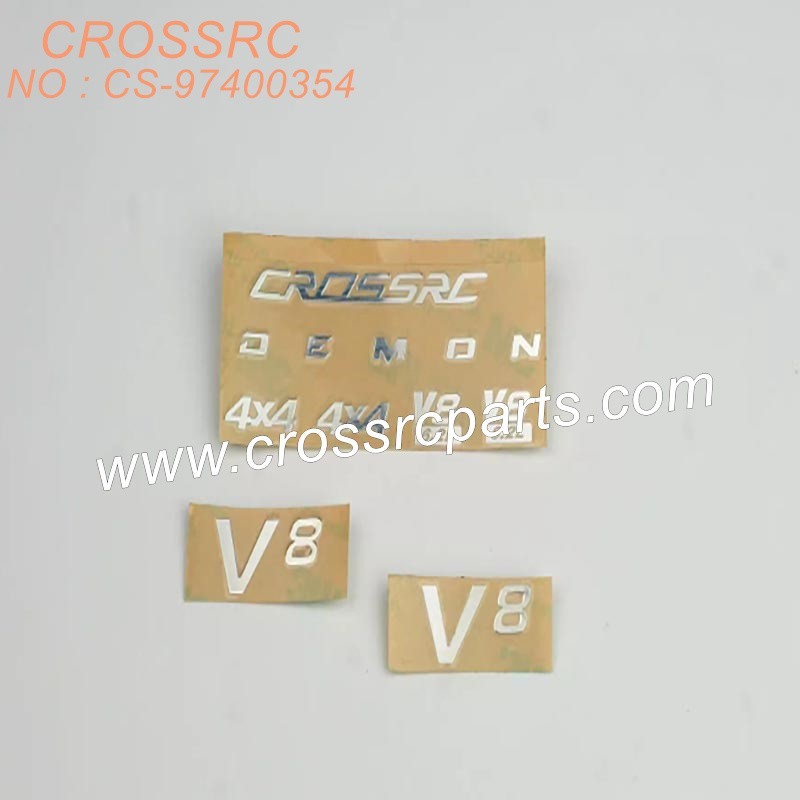 150-CROSSRC SGSR SP FR SU KR VR accessories simulated front metal sticker CS-97400354-1 150-CROSSRC SGSR SP FR SU KR VR accessories simulated front metal sticker CS-97400354-1