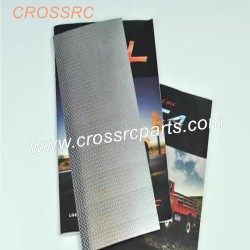 151-CROSSRC SGSR SP FR SU KR VR accessories, aluminum cross pattern simulated anti-skid protective plate-3