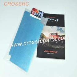 151-CROSSRC SGSR SP FR SU KR VR accessories, aluminum cross pattern simulated anti-skid protective plate-4