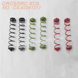 23-CROSSRC XC6 parts shock absorber springs one pair of gray softest CS-92241317-2