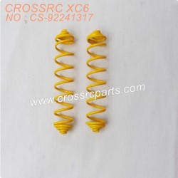 23-CROSSRC XC6 parts shock absorber springs one pair of gray softest CS-92241317-3