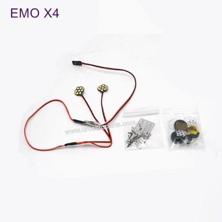 CROSSRC EMO X4 Parts 6V Spotlight Simulated Modified Headlight-1