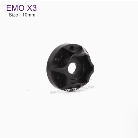 CROSSRC EMO X3 Parts 10mm Connector (Black Aluminum Alloy) x1