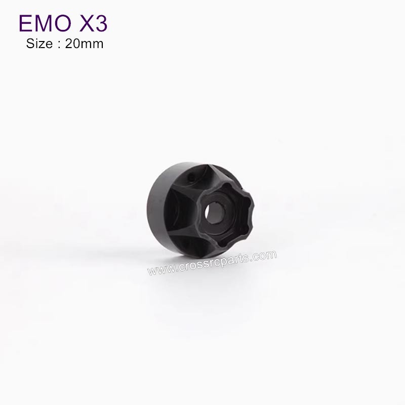 CROSSRC EMO X3 Parts 20mm Connector (Black Aluminum Alloy) x1