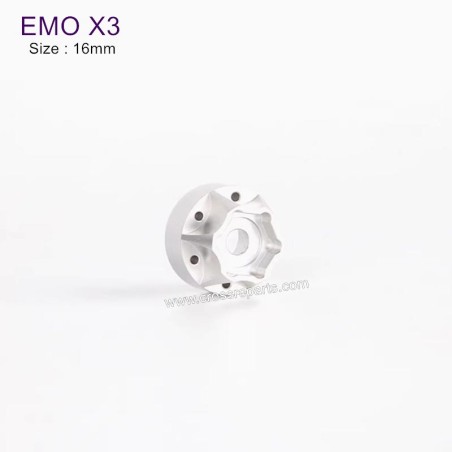 CROSSRC EMO X3 Parts 16mm Connector (Silver Aluminum Alloy) x1