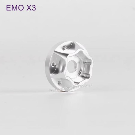 CROSSRC EMO X3 Parts 10mm Connector (Silver Aluminum Alloy) x1