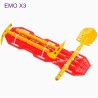 CROSSRC EMO X3 Parts RC Mood Parts Shovel Axe Pickaxe Escape Board yellow-red