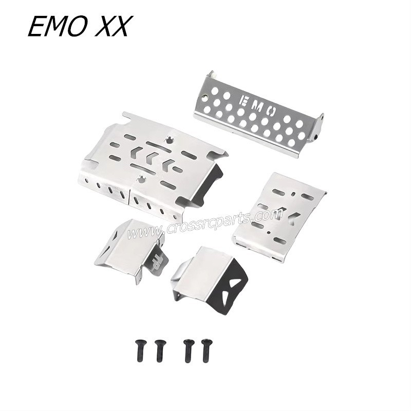 CROSSRC EMO XX Parts 4x4 Guard Plate Metal Armor Chassis Armor CROSSRC EMO XX Parts 4x4 Guard Plate Metal Armor Chassis Armor