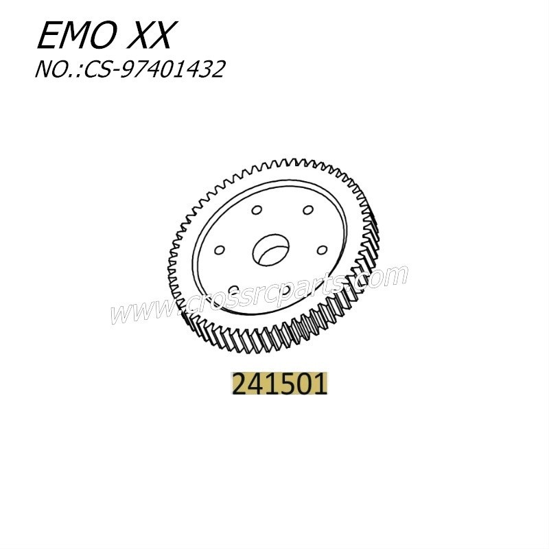 CROSSRC EMO XX Parts Nylon Large Gear 241501 CS-97401432