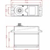 CROSSRC EMO XX Parts 7.4V 70KG Servo CS-97401542-3