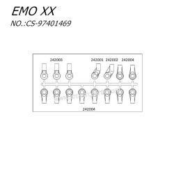 CROSSRC EMO XX Parts Ball Joint Assembly CS-97401469