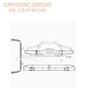 CROSSRC EMO X2 1/8 Climbing Car Parts front and rear bumpers CS-97401145-2