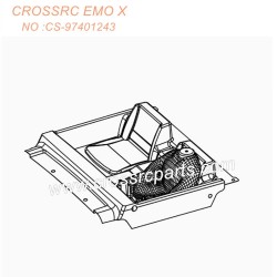 CROSSRC EMOX Big Rhino RC CAR Parts Blue Shell Assembly CS-97401243-2