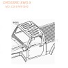 CROSSRC EMOX Big Rhino RC CAR Parts Silver Shell Assembly CS-97401242-2