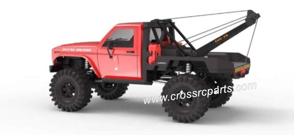 1-CROSSRC 1/8 RC Trailer RTR EMO X3 RC CAR-3